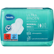 bevola ultra binden normal - vložky s křidélky 20 kusů