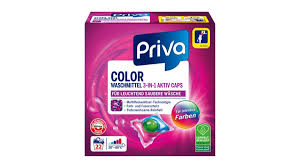Priva Color kapsle na praní 3 v 1, 22 dávek