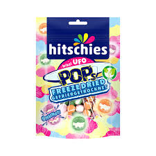 Hitschies Brizzl UFO Pops 50 g mrazem sušené