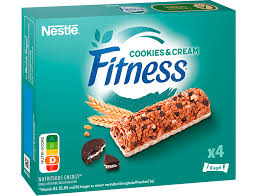 Nestlé Fitness proteinová tyčinka Cookies & Cream 4x23,5g