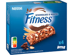 Nestlé Fitness proteinová tyčinka mléčná čokoláda s mandlí 4x23,5g