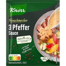 Knorr Pepřová omáčka ze tří druhů pepře na přípravu 250 ml omáčky