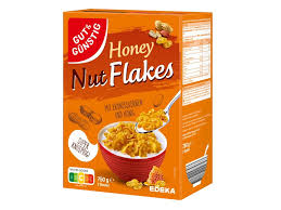 GUT&GÜNSTIG Oříškové flakes s medem 750g