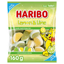 HARIBO citron a limetka 160 g