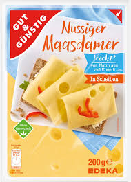 GUT&GÜNSTIG Maasdamer leicht - plátkový sýr 30 % tuku 200 g