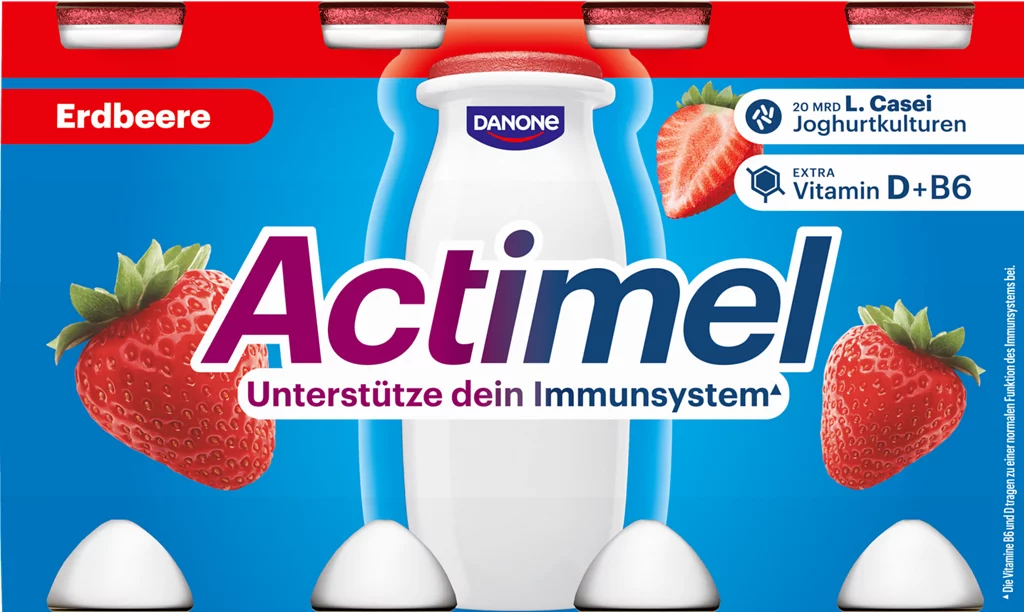 Actimel jahoda 8 x 100g