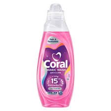 Coral prací gel Color Magic Wash ochrana barev 21 dávek, 840 ml - růžový