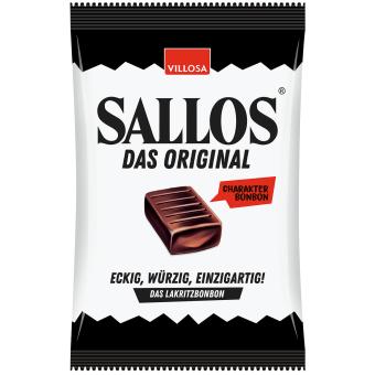 Sallos Original 150 g - Extra silné tvrdé karamely s příchutí lékořice