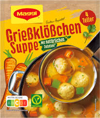 Maggi polévka s krupičným knedlíčkem 4 porce