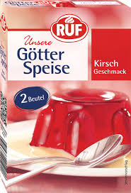 RUF Götterspeise Kirsch 2 kusy v balení, želé třešeň - krabička