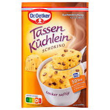 Dr.Oetker směs na pečení - Směs těsta na hrnkový dort s kousky čokolády, 50g