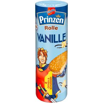 Prinzen Rolle Vanilka 352g - Dvojité sušenky s vanilkovou krémovou náplní