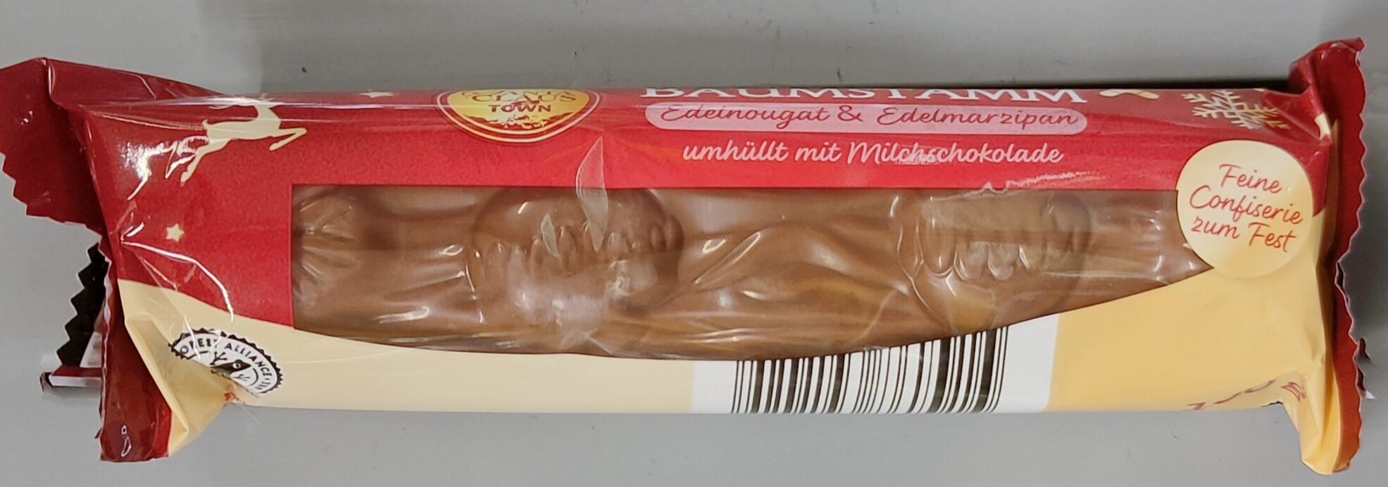 Edelmarzipan-Nougat-Baumstamm 100 g - Jemný marcipánový nugátový kmen stromu