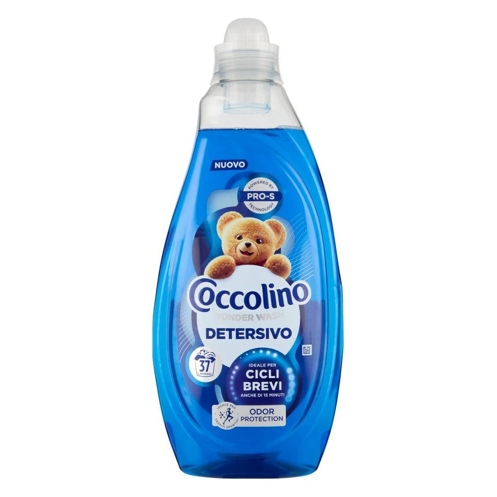 Coccolino prací gel 1480ml Wonder Wash 37W Odor Protection - modrý