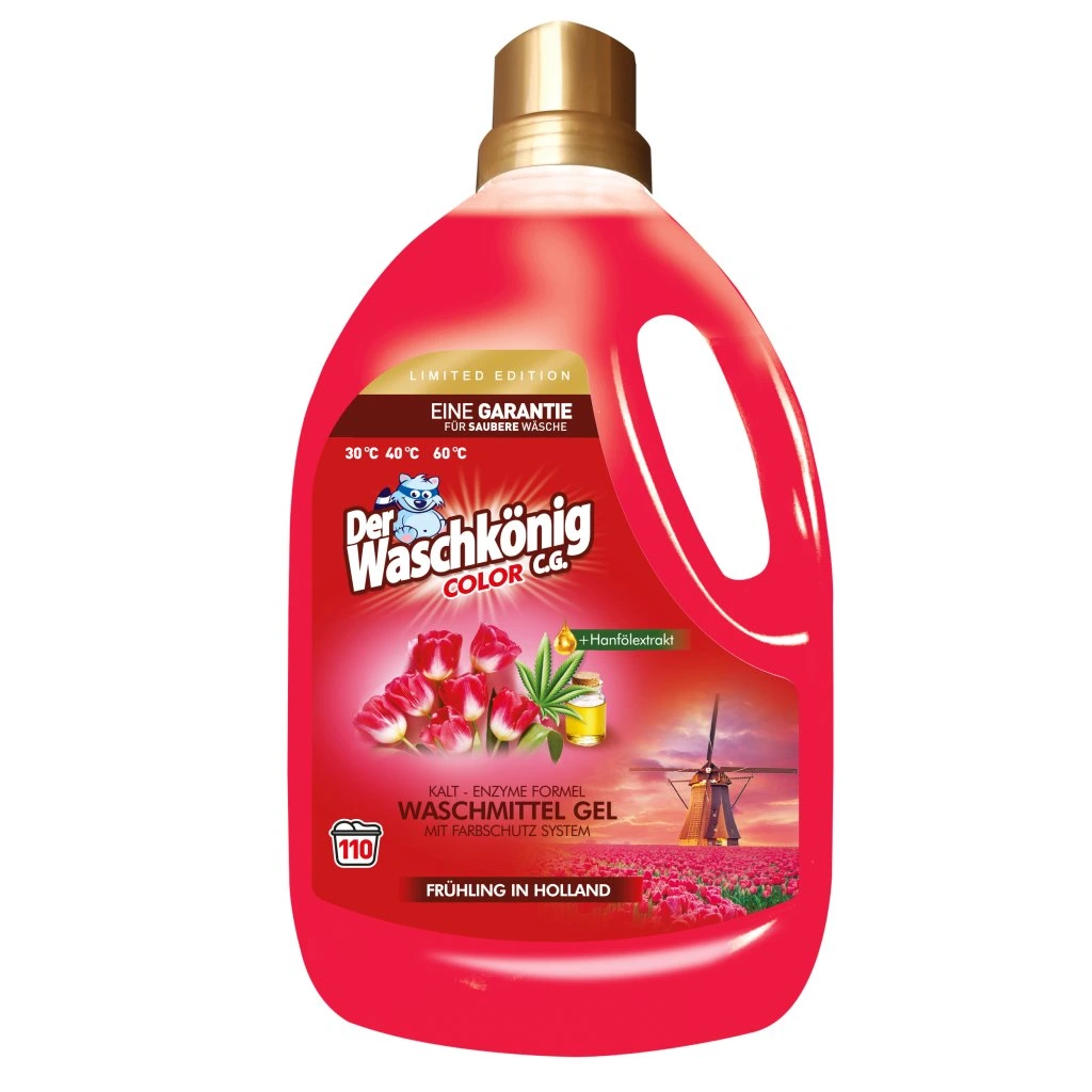 WaschKönig gel 3,305L Limited Color Frühling In Holland - 110 WL