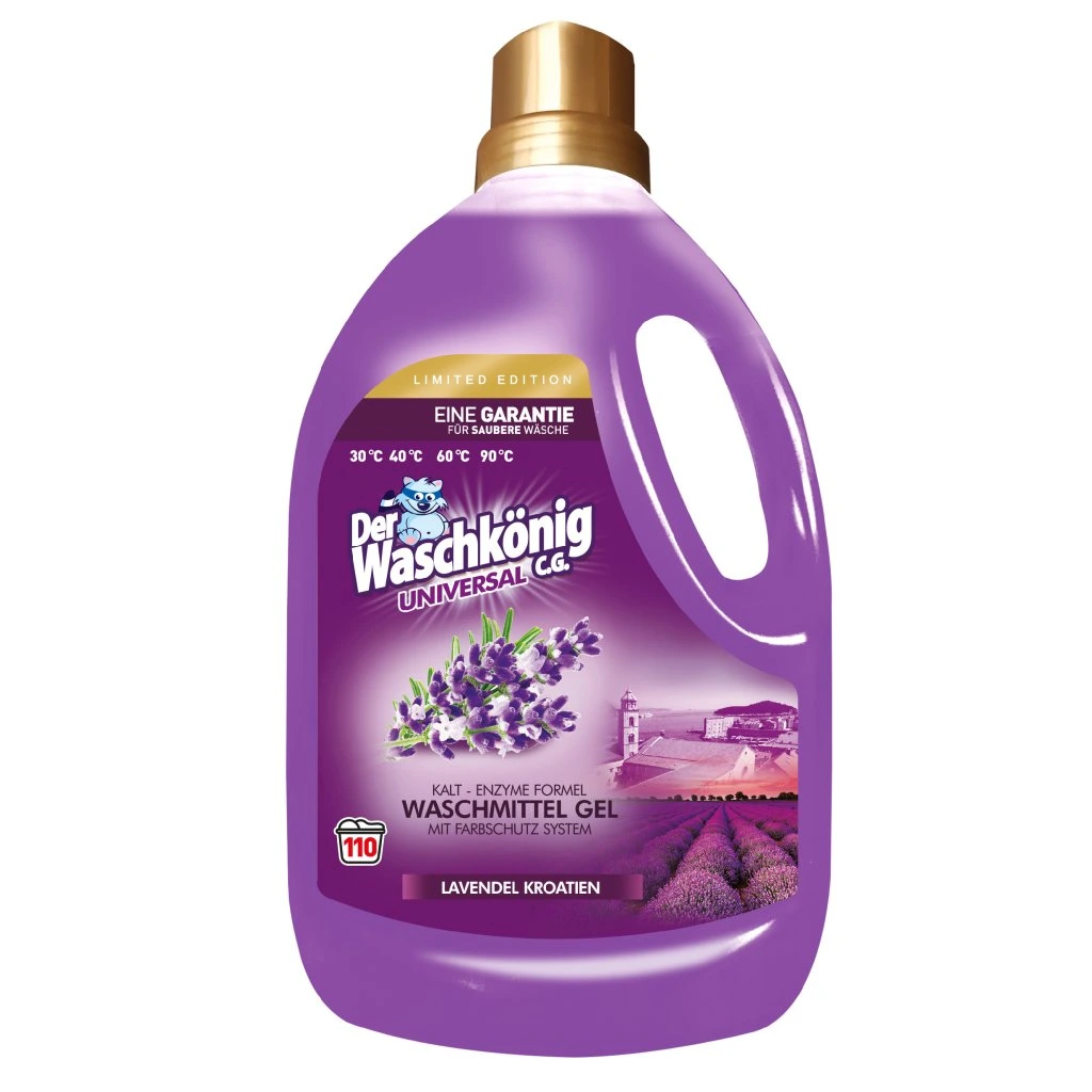 WaschKönig gel 3,305L Limited Universal Lavendel Kroatien - 110 WL