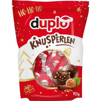 duplo křupavé koule 97,5 g - s náplní z lískovo-oříškového krému a rýžovými křupkami