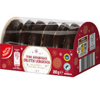 GUT&GÜNSTIG Oblatenlebkuchen Oplatkový perník s hořkou čokoládou 200 g