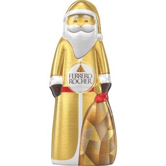 Ferrero Rocher Santa Claus 70g - mléčná čokoláda s kousky lískových oříšků