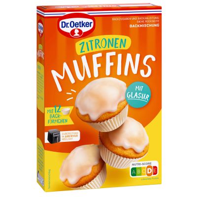 Dr. Oetker Muffins Citronové muffiny 455g 12 ks