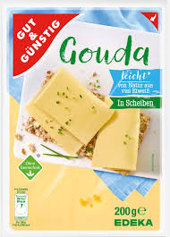 Gut & Günstig Gouda leicht plátky 30% tuku, 200g