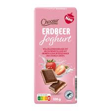 Choceur mléčná čokoláda Joghurt s jahodami 100g