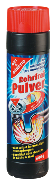 Rohrfrei Pulver-čistič odpadů 600g