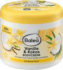 Balea tělový krém vanilka & kokos, 500 ml