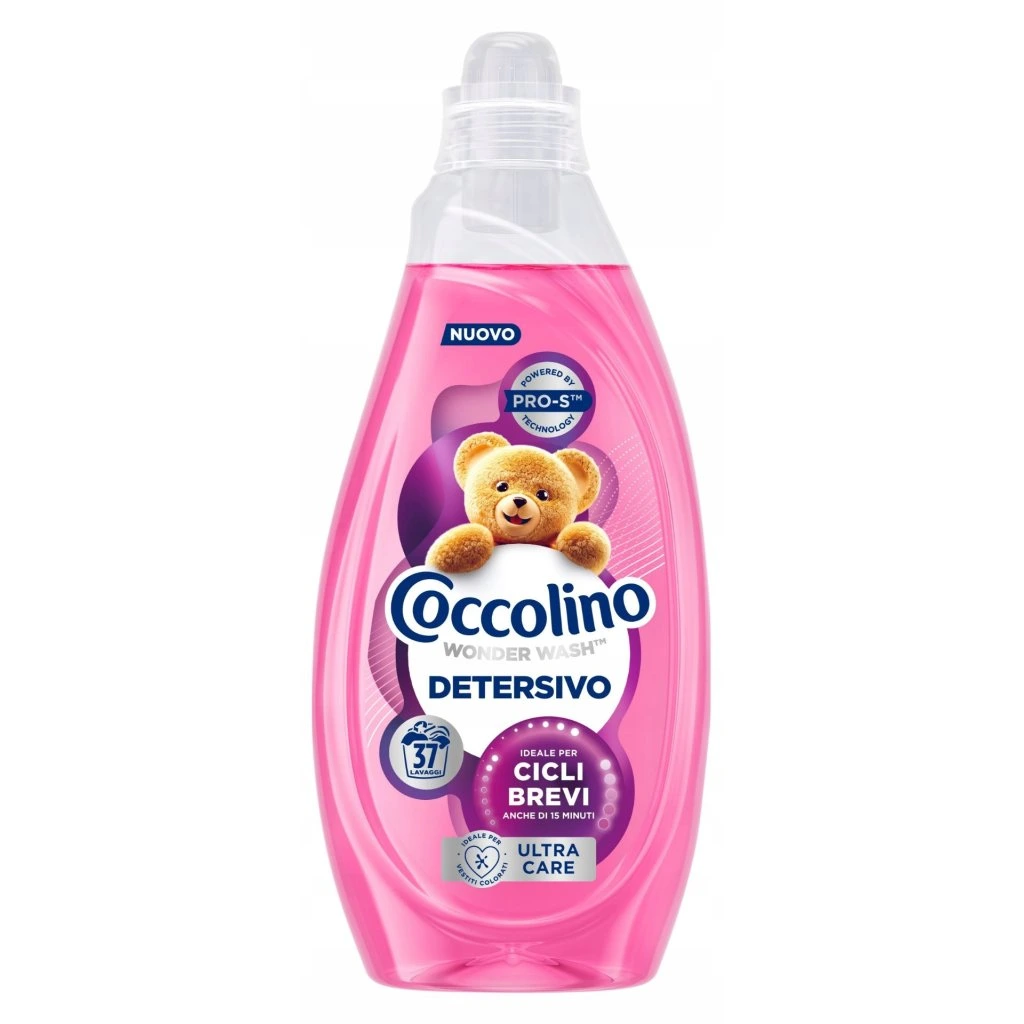 Coccolino prací gel 1480ml Wonder Wash 37W Ultra Care - růžový