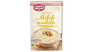 Dr.Oetker mléčné nudle - vanilkové, 116g