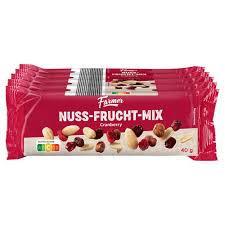 Farmer Směs ořechů a ovoce 200g, brusinky