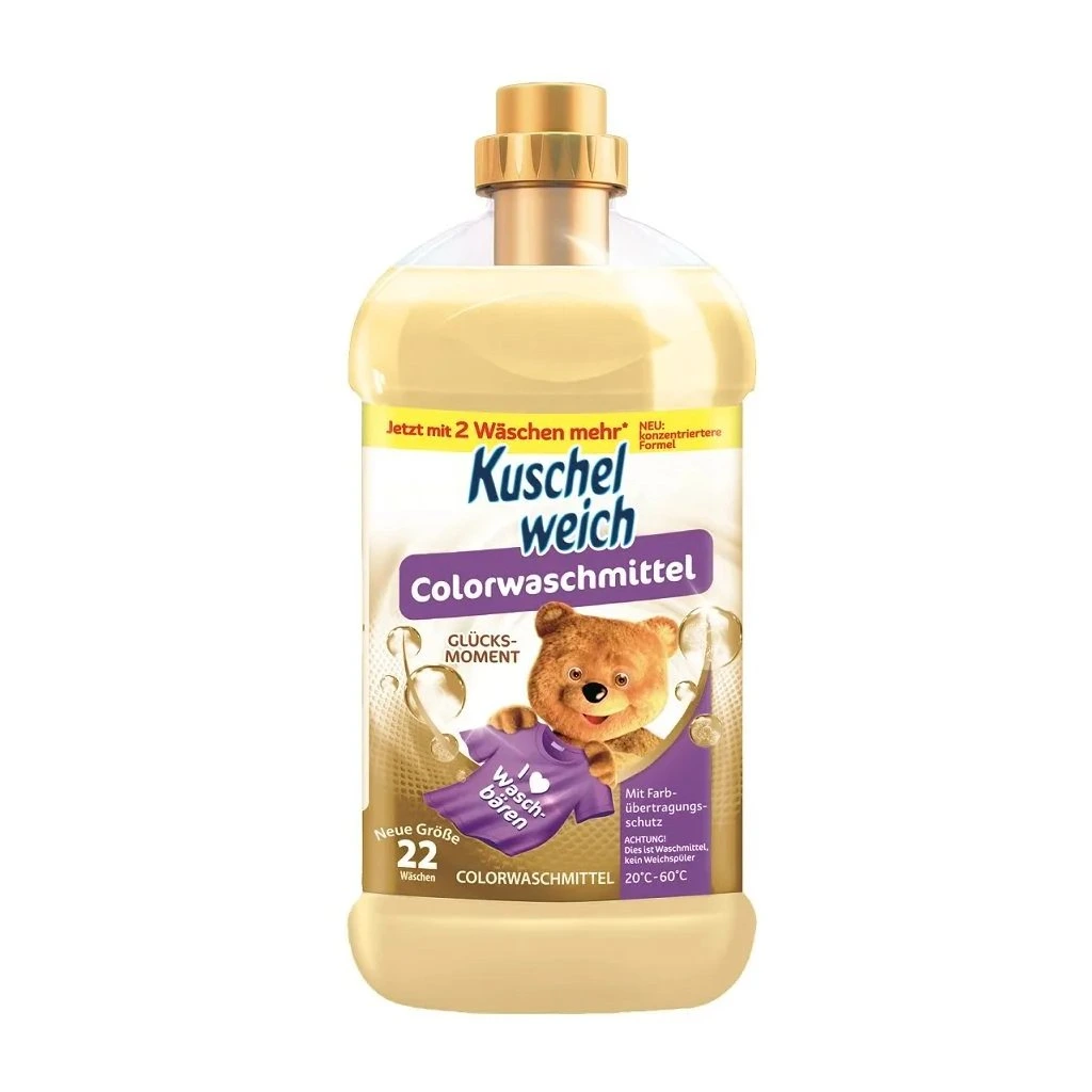 Kuschelweich prací gel 1,1L - 22W Glucksmoment Color