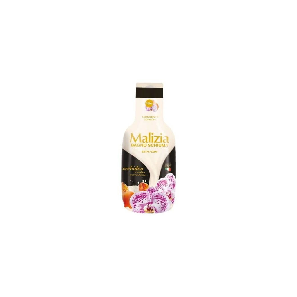 Malizia koupelová a sprchová pěna do koupele Amber and Orchid 1000 ml