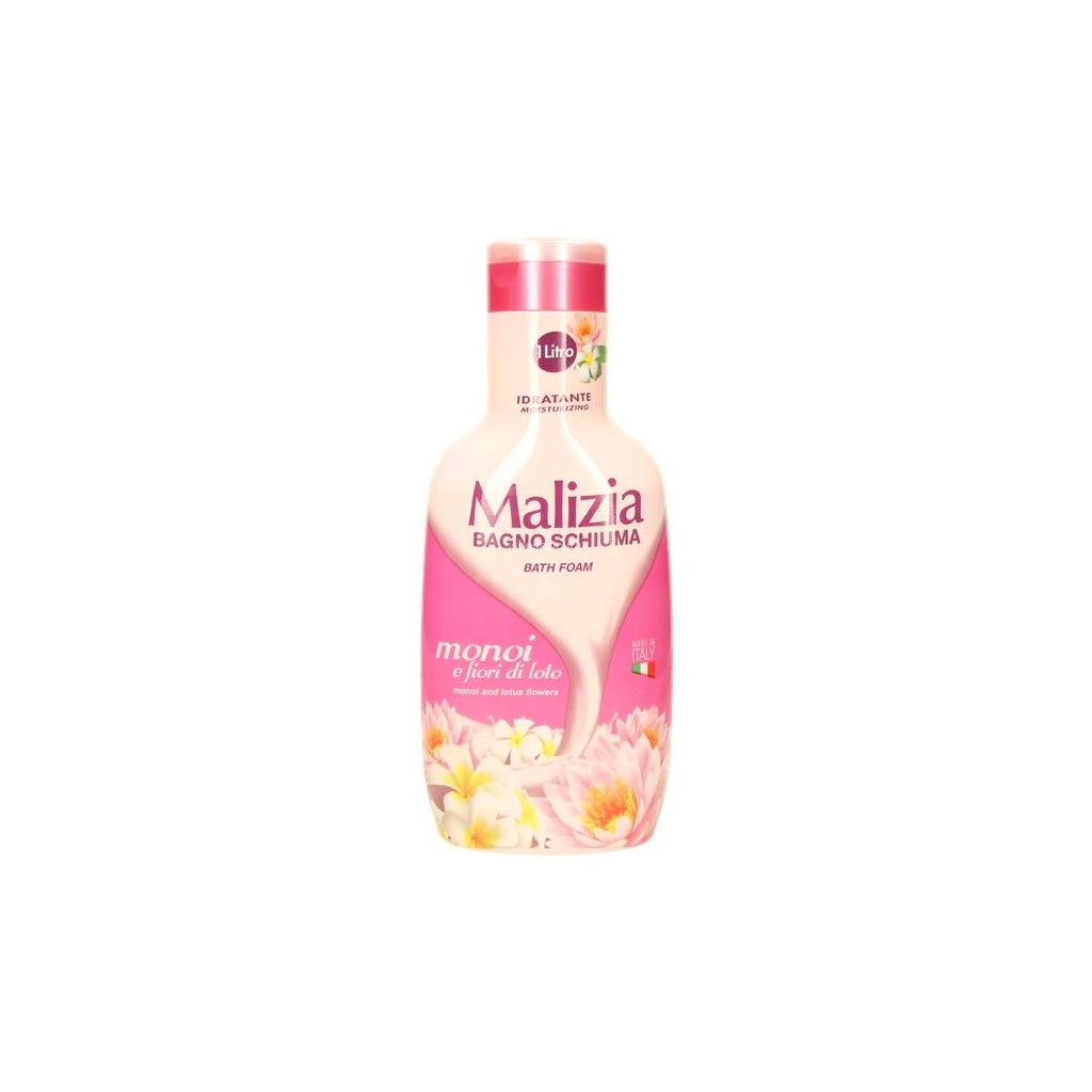 Malizia koupelová a sprchová pěna do koupele Monoi and Lotus Flower 1000 ml