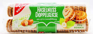 Gut & Günstig Haselnuss Doppelkekse Sušenky S Lískovými Oříšky 250g