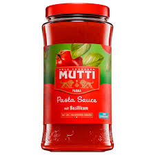 Mutti Omáčka na těstoviny s bazalkou 400g