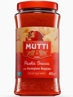 Mutti Rajčatová omáčka na těstoviny s Parmigiano reggiano 400g