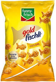 Funny-frisch zlaté rybičky - sezamové, 100g