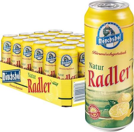 Mönchshof Natur Radler citrón 0,5 L 2,5% alkoholu