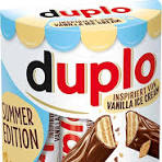 Duplo tyčinky Vanilla Ice Cream 10 ks, 182 g