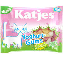Katjes kyselé jogurtové bonbóny 210g