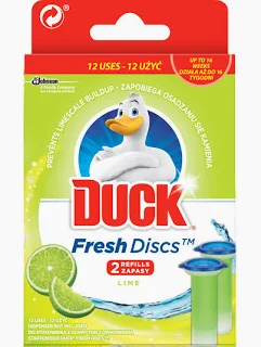 WC-Ente Frische Siegel Marine 12 gelových disků do WC- Discs Limetka 2 krát 36 ml