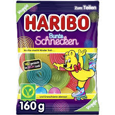 Haribo ovocní Barevní šneci neon 160 g