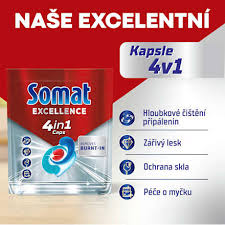 Somat Excellence kapsle do myčky 4v1 49 ks