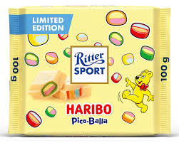 Ritter Sport Pico-Balla bílá čokoláda 100g - Limitovaná edice