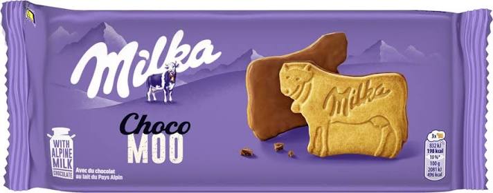 Milka čokoládové polomáčené sušenky 15ks 200g