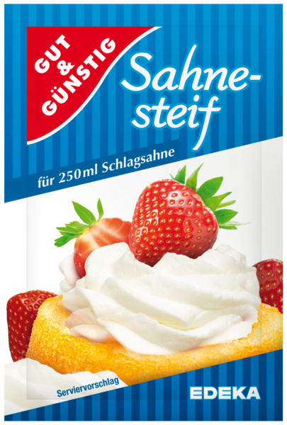 Krémová přísada do 250 ml tekuté šlehačky