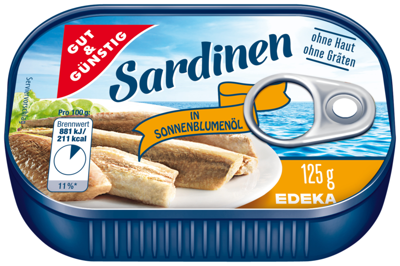 Sardinky v oleji 125g