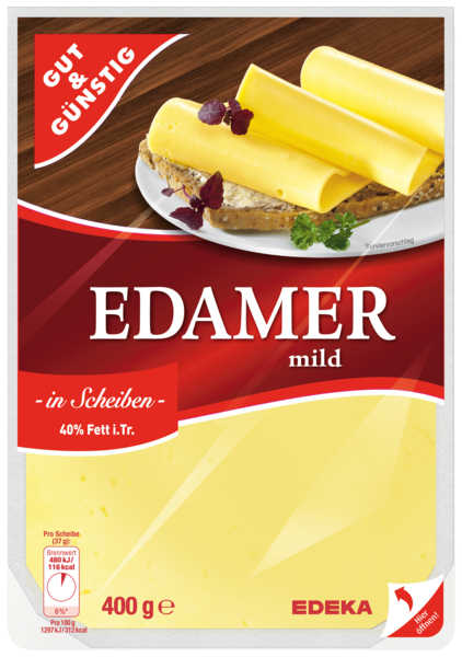 sýr EDAMER plátky 400.g
