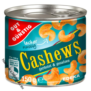 Cashews, geröstet & gesalzen-KEŠU SLANÉ 150G